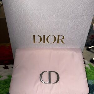 BNNU Dior Beauty Blush Pink Puffy Pouch